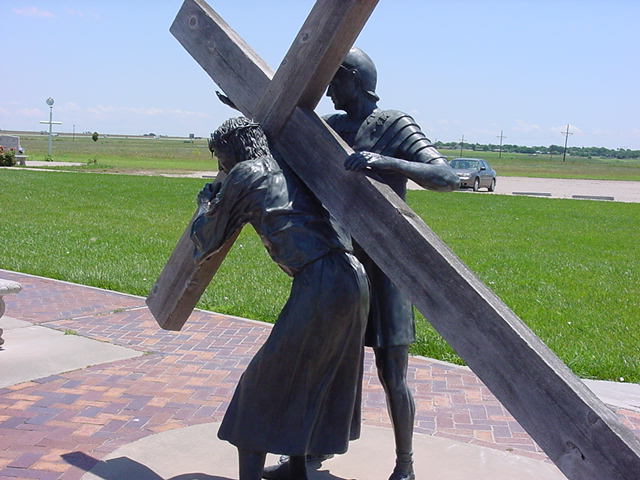 #13 Man Helping Christ Carry Cross