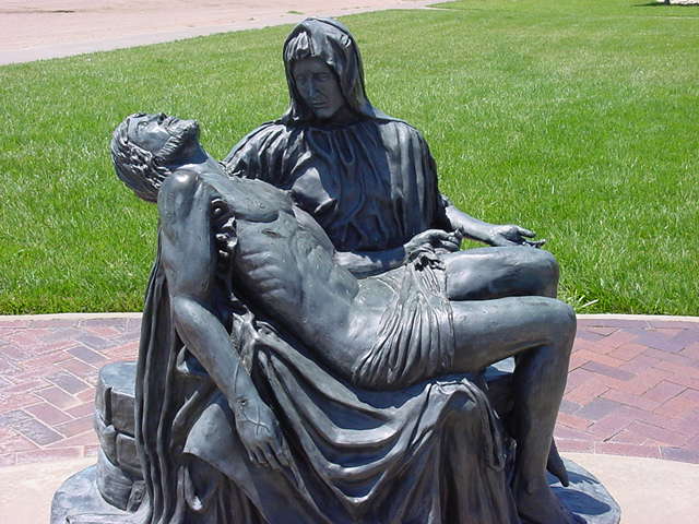 #15 Pieta. Mary Holds Christ's Body