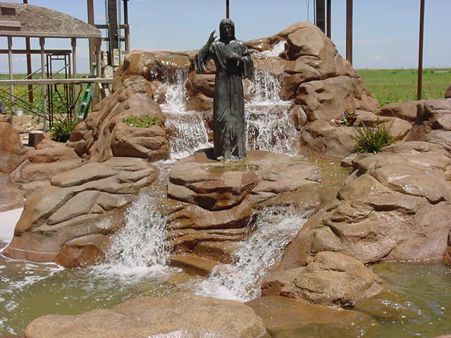#17 Christ Blessing Water Over Rocks