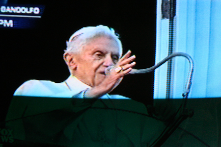 Benedict XVI says goodbye from Gandolfo