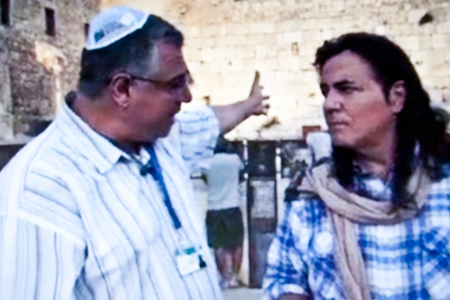 Dube and Kim Clement at Wailing Wall