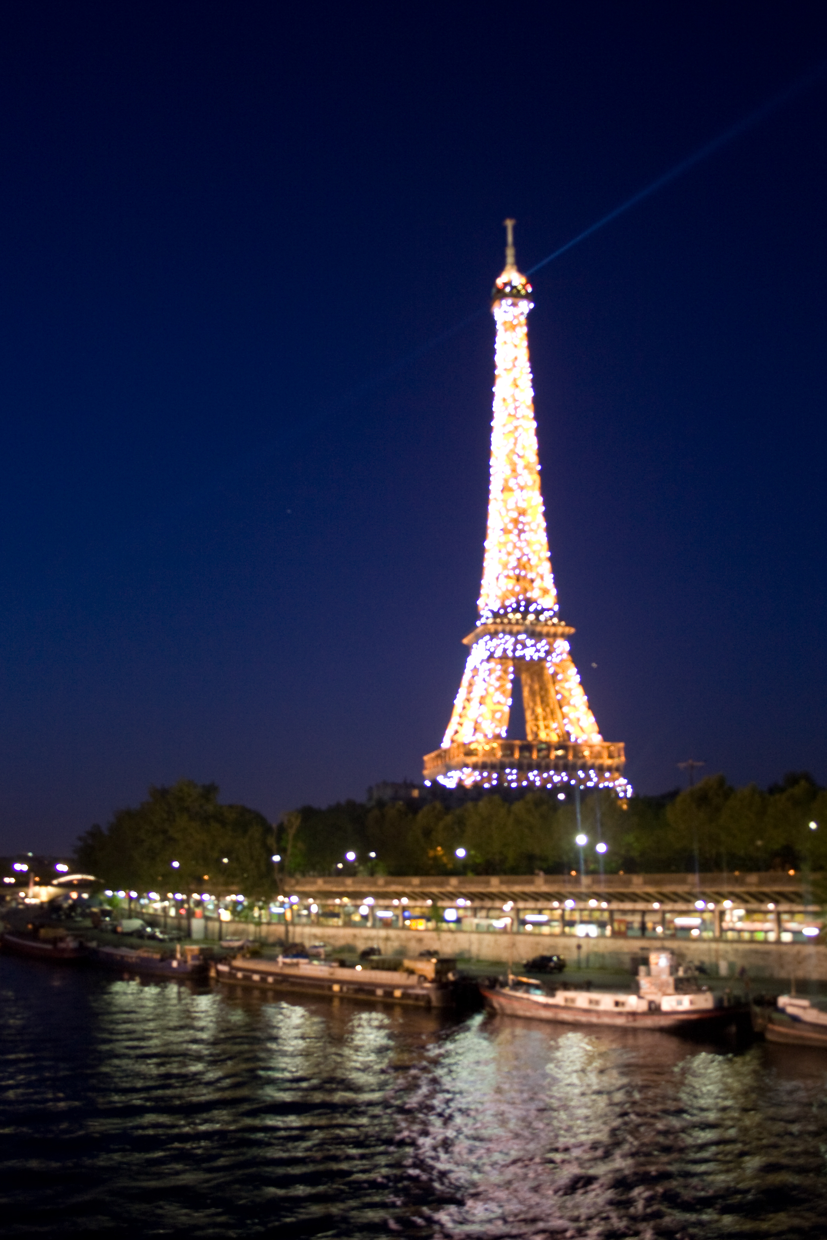 Eiffel Tower, River Seine, tour boats
