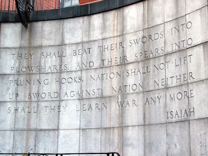 Isaiah's Wall, Ralph Bunche Park, NYC