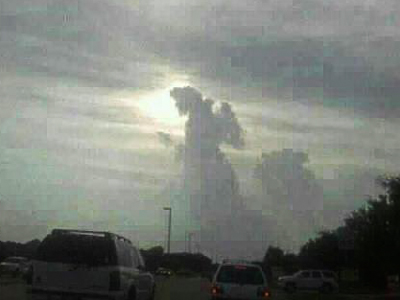 Photo, Angel in Sky Over Colorado, August 3, 2012 Photo, Angel in Sky Over Colorado, August 3, 2012