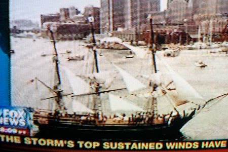 Bounty in harbor before loss in storm