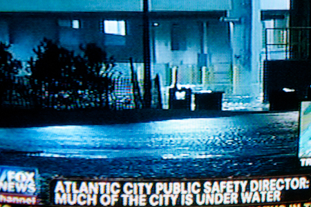 Atlantic City under water
