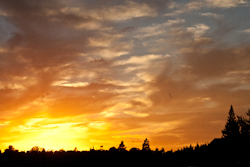 Sunset, Folsom CA, Oct. 6, 2013